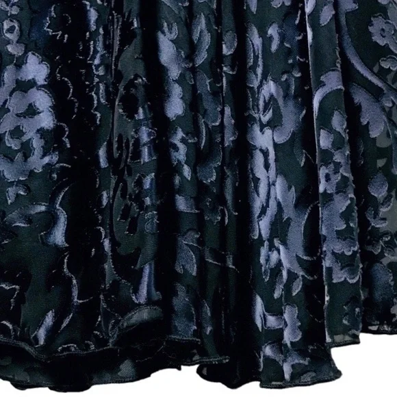 MILLY V-Neck A-Line Blue Dress - Picture 13 of 13